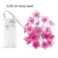 thumbnail image 2 of Flower String Lights Cherry Blossom Lights 20 LED,Battery Operated Decorative Lights for Home Christmas Decor（Not include battery）, 2 of 6