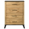 thumbnail image 3 of Kaywood 4-drawer Bedroom Chest of Drawers Natural Pine, 3 of 15