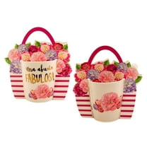 Una Abuela Fabulosa Coffee Mug (14 oz, 4 in tall) Gift Idea For Grandmom, Grandma, Nana, Gramma, Grandmother Novelty Ceramic Tea Cup With Floral Designs Microwave Safe