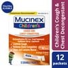 Mucinex Children's Chest Congestion Expectorant and Cough Suppressant Mini-Melts, Orange Cream, 12 Count (Packaging May Vary)
