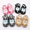 thumbnail image 3 of Newborn Baby Girl Shoes Comfortable Soft Sole Cartoon Pattern Hollow Sandals Casual Cotton Shoes Toddler First Walkers, 3 of 6