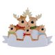 thumbnail image 3 of Colgante Feliz árbol de Navidad Adorno en forma de animal Colgante de ventana Festival Decoración de resina, 5 animales Eigraketly AP003824-04, 3 of 7