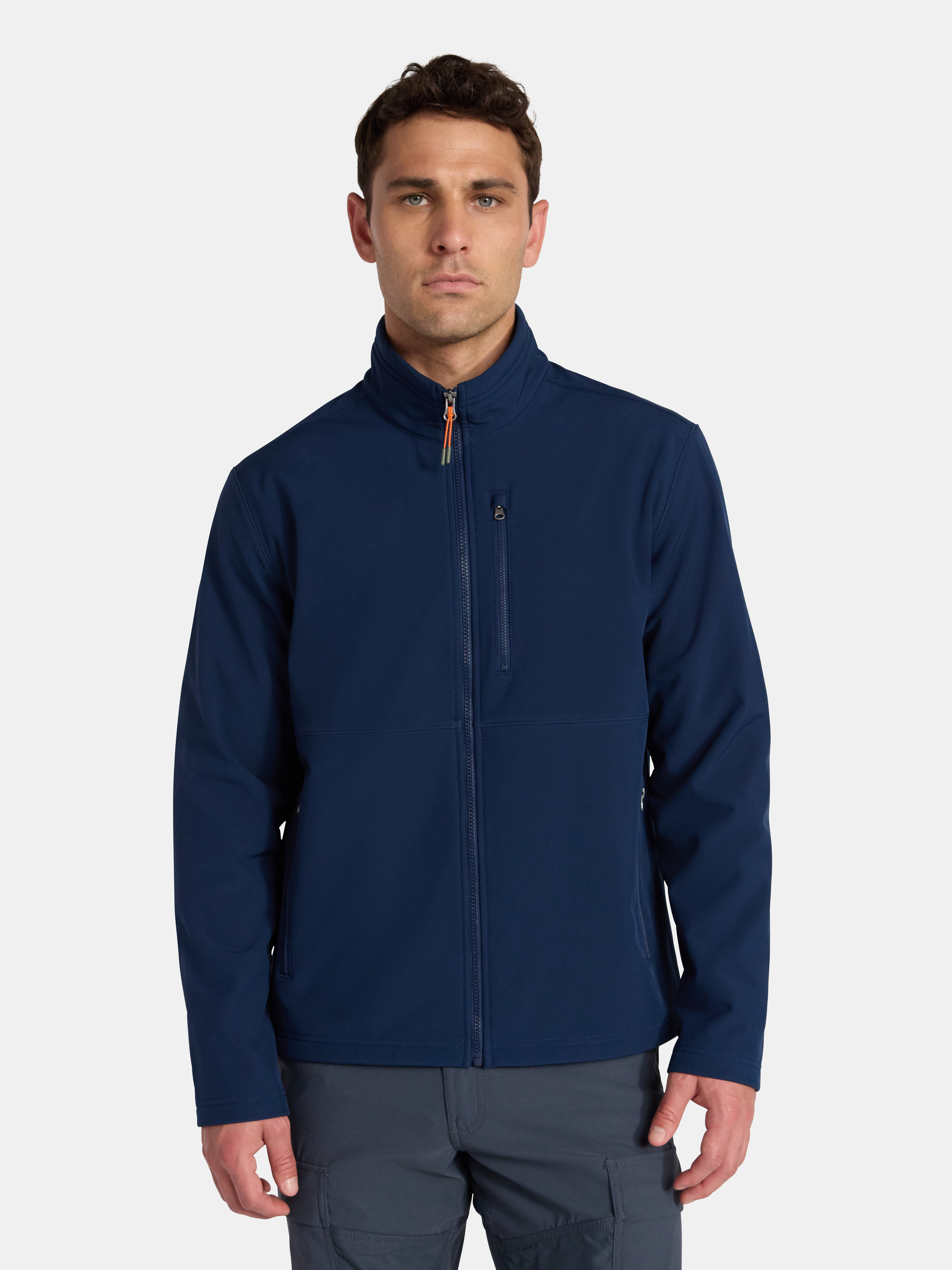 Ozark Trail Men's & Big Men's Softshell Jacket with Hood, Sizes S