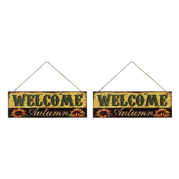 Monstrate Tablero para colgar en la pared Patrones del Festival de la cosecha Colgador para puerta delantera de interior Otoño Llamativo Placas de Type1 NO1 Monstrate CBP394787