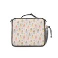 thumbnail image 3 of Princess and Heart Beige Pattern Insulated Lunch Bag with Shoulder Strap and Bottle Holder,Bento School Lunch Bag Box,11x9.5x3.5 Inches, 3 of 5