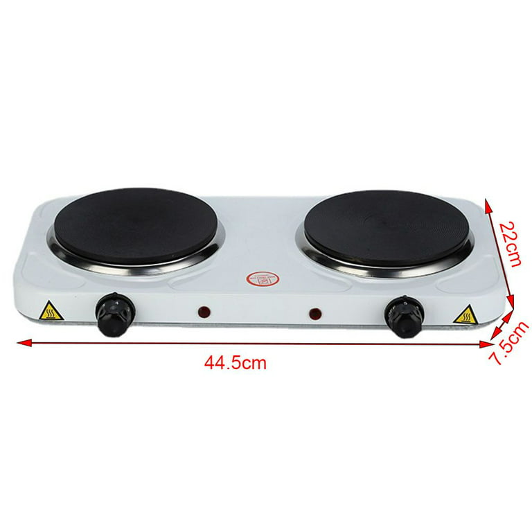 Uten Double Single Electric Hot Plate Portable Table Top Cooker Hob  1250W/2250W