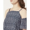 thumbnail image 4 of Moomaya Women Printed Off Shoulder Viscose Top, Ruffled Summer Crop Top, 4 of 8