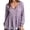 Purple, variant on Peplum Tops for Womens Long Sleeve V Neck Fall Blouse | Womens Ribbed Knit Shirts, Boho Tassel Ties, Flattering Babydoll Silhouette, Ladder Lace Trim Details, Casual Daily Tops
