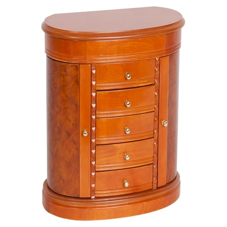 Chinese Wooden Jewelry Box - Mele & Co. Trinity Wooden Jewelry Box - 13W x 12.5H in.