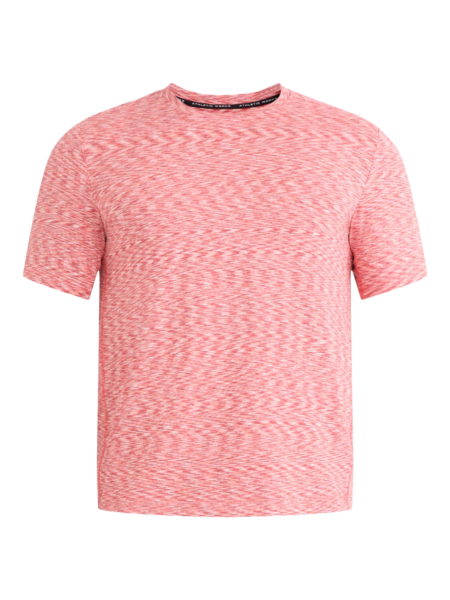 Athletic Works Men's and Big Men's Space Dye Tee with Short Sleeves, Sizes S-3XL