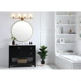 thumbnail image 2 of Collier 4 light Brass and Frosted white glass Wall sconce, 2 of 3