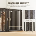 thumbnail image 4 of PawHut 83 Inch Heavy Duty Dog Crate, Extra Large Dog Cage Kennel with Mat, 4 of 10