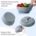 thumbnail image 4 of Platos para Bebé ALIYU Gris con Ventosa y Baberos de Silicona Sin BPA, 4 of 8