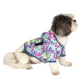 thumbnail image 4 of Justice Pet Packable Waterproof Tiedye Dog Raincoat, XS, 4 of 8
