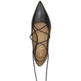 thumbnail image 3 of Sam Edelman Womens Winslet Leather Lace-Up Ballet Flats, 3 of 3