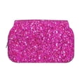thumbnail image 2 of Disketp Rose Red Glitter Estuche de Lápices de Doble Capa con Tapa Abatible y Cremallera, Organizador Escolar para Adolescentes y Adultos, 2 of 7