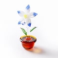 thumbnail image 1 of Figuras de cristal soplado artesanales, miniflores bonitas, plantas, arte de cristal, coleccionables, hogar, oficina, mesa, jardín, simulación, plantas, decoraciones, adornos interiores de automóviles, 1 of 6