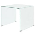 thumbnail image 1 of Mesa de Centro Casafoyer con Vidrio Templado 50x50x45 cm Transparente, 1 of 5
