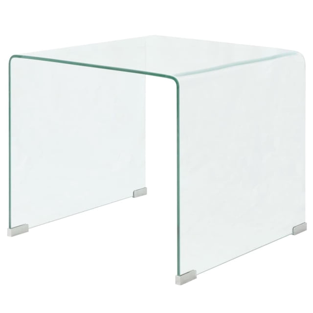 Mesa de Centro Casafoyer con Vidrio Templado 50x50x45 cm Transparente