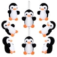 thumbnail image 1 of Llavero de peluche Skylety con forma de pingüino, 10 cm, 8 unidades, 1 of 8