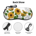thumbnail image 4 of Picia Plump Sunflower And Sketch Print Sunglasses Case, Eyeglasses Case Protector Large Glasses Case, Key Lock Case Protective Glasses Holder Eyeglasses Cases, 4 of 8