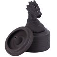 thumbnail image 5 of Windproof Incense Holder,Dragon Backflow Incense Burner Red Porcelain Backflow Incense Burner Backflow Incense Burner Modern Innovation, 5 of 5