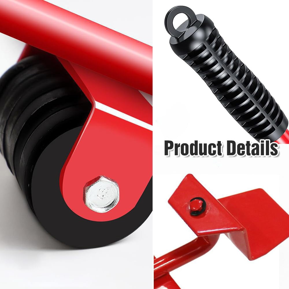Furniture Lifter Tool, Furniture Lift Tool Set, Furniture Lifter Tool Transport Shifter, Heavy Duty Appliance Rollers Moving Men Furniture for Tile Floors Hardwood Floors
