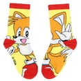 thumbnail image 3 of Sega Sonic The Hedgehog Boys' Socks Tails And Sonic Character 2 Pairs Athletic Crew Socks, 3 of 6