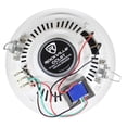 thumbnail image 4 of 12) Rockville CCL6T White 70V 6" Commercial Ceiling Speakers 4 Restaurant/Office, 4 of 6