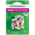 thumbnail image 3 of Ticonderoga Pastel Cap Eraser, 10 Per Pack, 24 Packs, 3 of 4