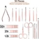 thumbnail image 3 of Manicure Pedicure Kit, 18 pcs Professional Nail Clipper Set, Stai. Nail care set., 3 of 5
