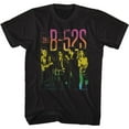thumbnail image 1 of The B-52's Band Photo Gradient Black Adult T-Shirt, 1 of 2