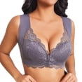 thumbnail image 1 of Sujetador con aros y sujeción ligera para mujer - Sujetador camiseta con tirantes convertibles y espalda en U lisa, 1 of 8