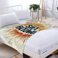 thumbnail image 3 of Durable Soft & Warm Flannel Blanket - Cozy Design for Sofa Travel Bed & Chair - Stylish Burst Pattern in Vibrant Colors, 3 of 7