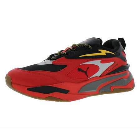 Puma RS Fast Flames Mens Shoes Size 9, Color: Red/Black/Spectra Yellow