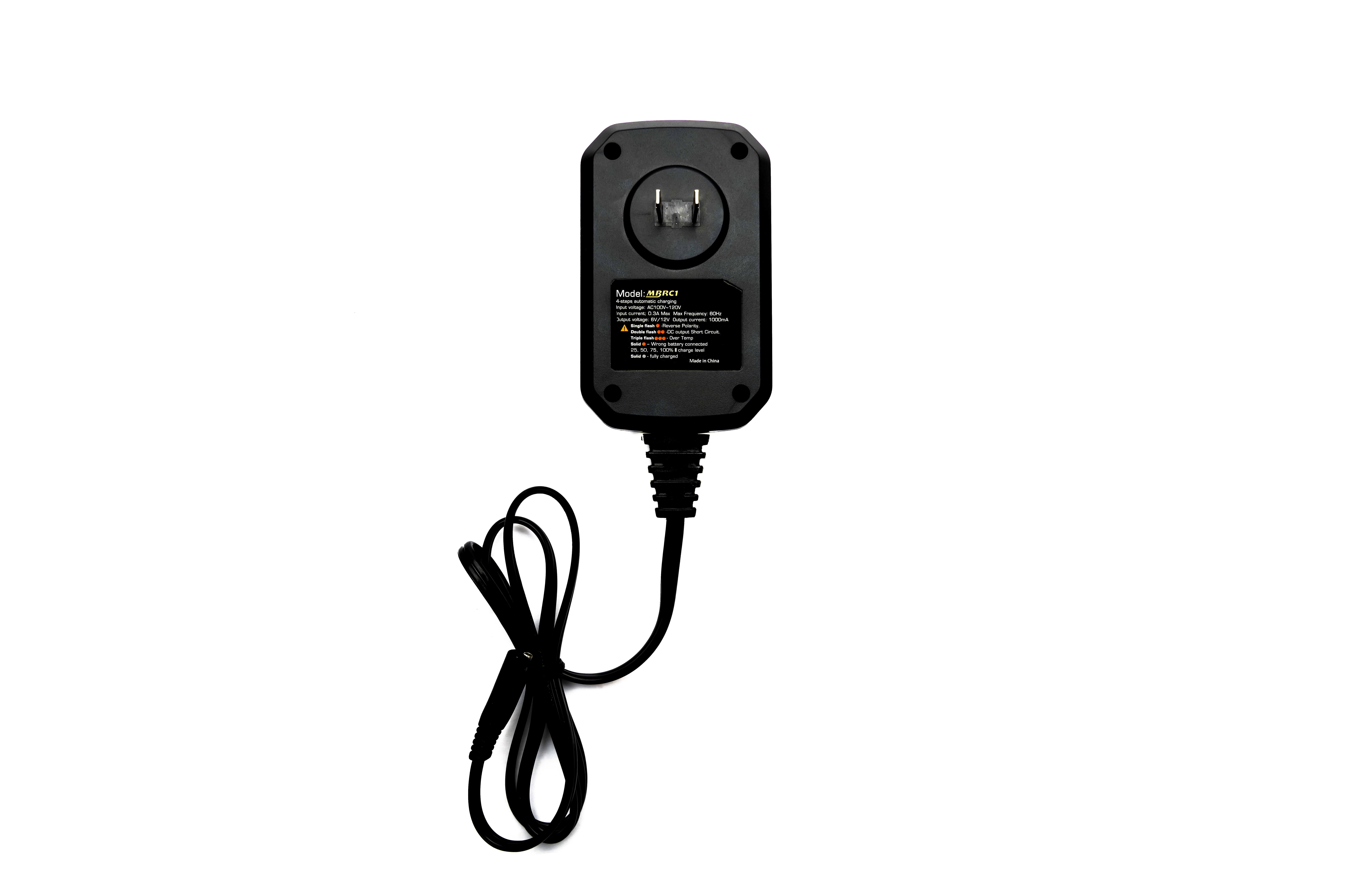 MBRC1 Motobatt 6V/12V 1.0 Amp Lead and Lithium Charger