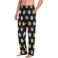 thumbnail image 5 of GZHJMY Lovely Dog Claw Mens Pajama Pants, Comfortable and Soft Men&nbsp;Pajama&nbsp;Bottoms, with Pockets and Drawstring, Christmas New Year Birthday Father's Day, 5 of 7