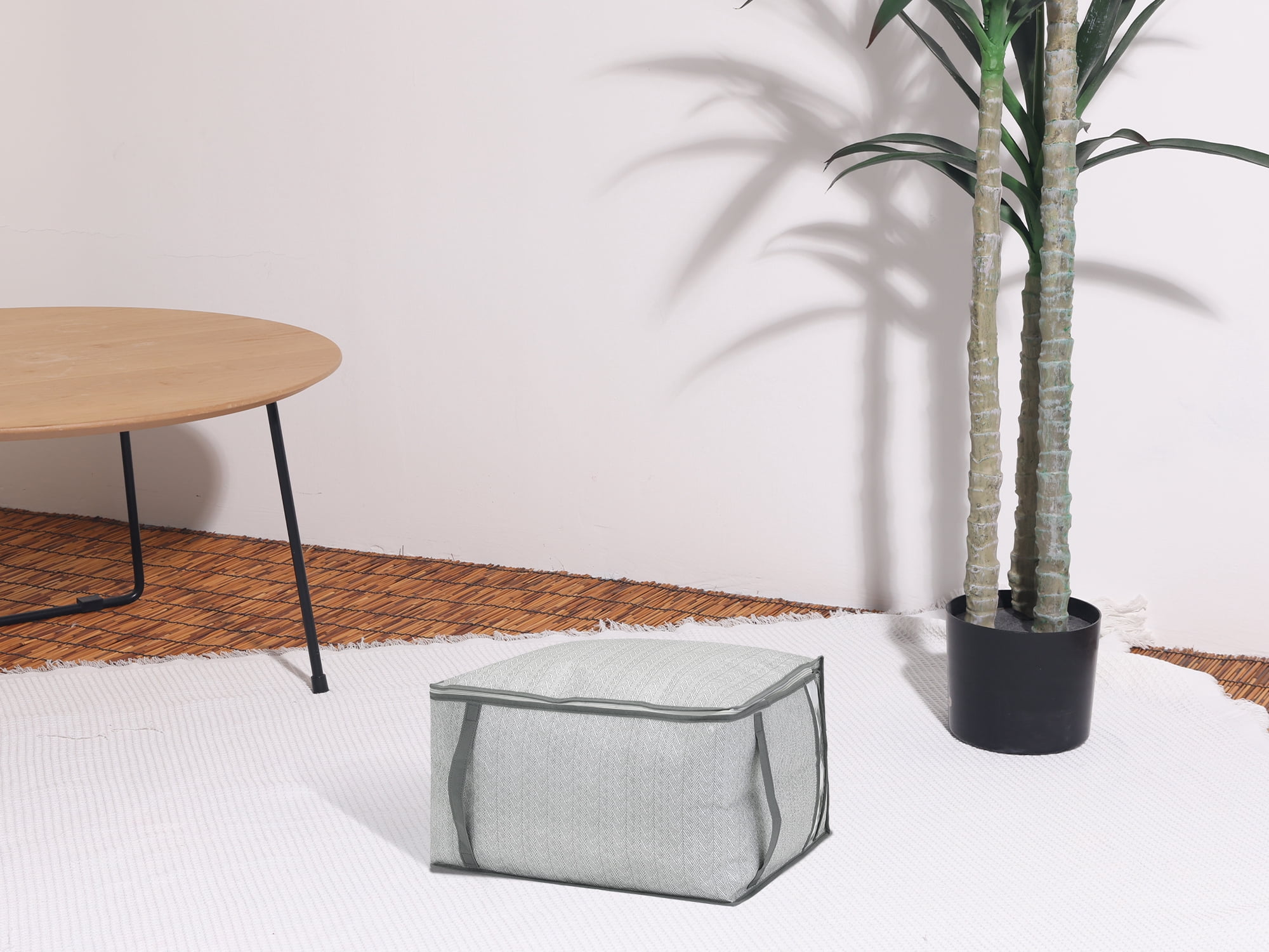 Unique Bargains 1 Pack Clothes Storage Bags Moving Bags Gray 20.5*17*12in
