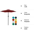 thumbnail image 4 of RoyalCtaft 7.5' Red Octagon Patio Umbrella, Fade Resistant, 4 of 8
