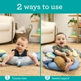 thumbnail image 3 of Infantino 2-in-1 Tummy Time & Seated Support Activity Gym for Ages 6-12 Months, Multicolor Space, 3 of 10
