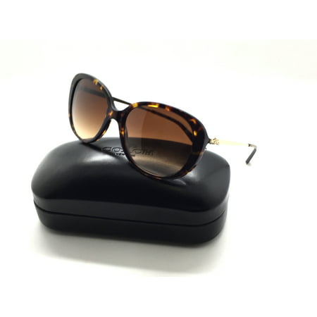 Coach HC 8215 548513 3N Dark Tortoise Asian Fit Sunglasses Brown Shaded