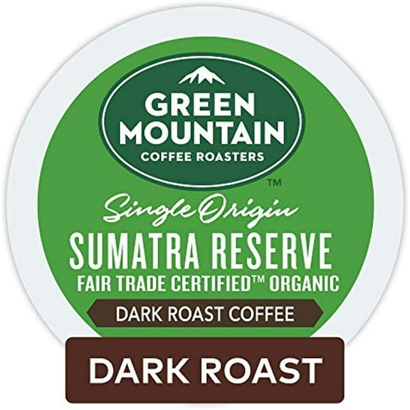 Green Mountain Coffee Roasters Sumatra Reserve Keurig Single-Serve K-Cup Pods, Dark Roast Coffee, 12 Count