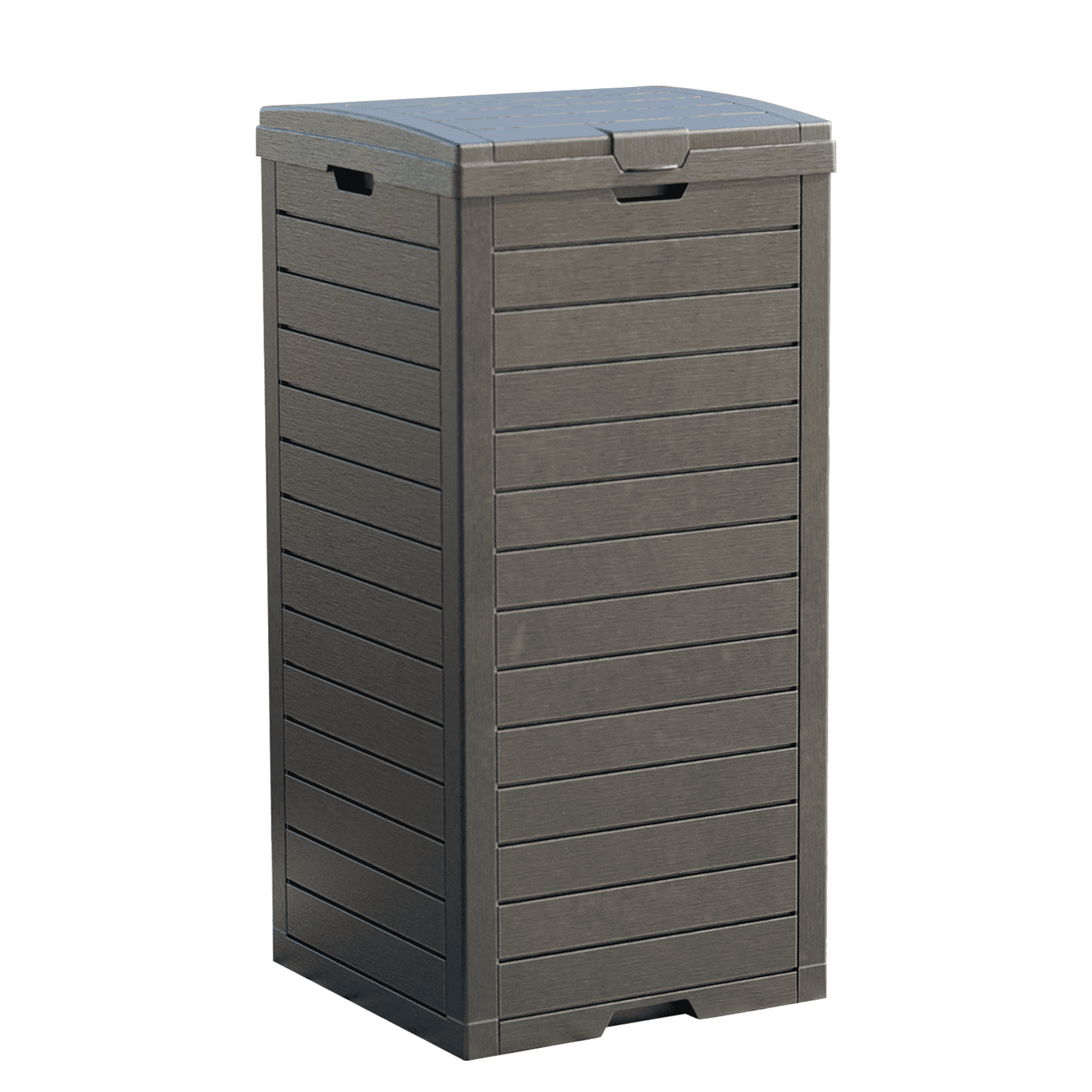 MAYEERTY 31 Gallon Outdoor Deck Box, Large Capacity Storage Box for Patio Furniture Cushions, Pillow with Wheels, Black