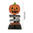 thumbnail image 3 of 1X Tombstone Ornament Clearance! Nomeni Halloween Wooden Block Sign Decor Table Mantle Wood Signs with Halloween Decorations Witch for Home Farmhouse Tabletop, Home Decor Promotion Sale!, 3 of 9