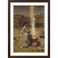 thumbnail image 2 of Art.com The Magic Circle Giclee Print by John William Waterhouse, Brown Frame Wall Art, 32" x 44", 2 of 4