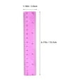 thumbnail image 2 of Masteelf 3pcs Drawing Straight Ruler Office Geometry Ruler Office Ruler Precise Ruler Design Drawing Tool Drafting Tool Students Must Have, 2 of 8