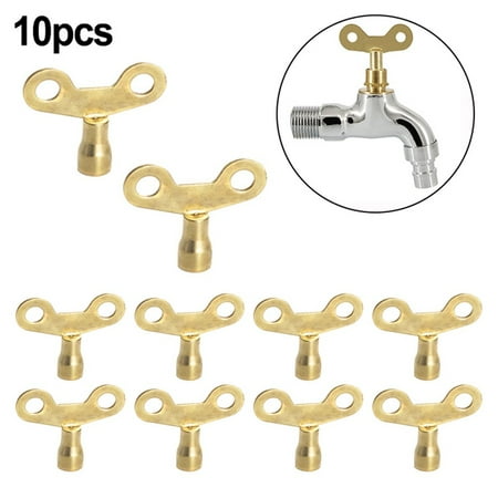 

Ruibeauty 10Pcs Radiator Pipe Exhaust Valve Faucet Key Quick Open Handle