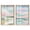 Blonde Frame, variant on Misty Blush Serenity Shadowbox Print Sunset Pink Wall Decor Set by Art Remedy, White Frame, 10 x 15