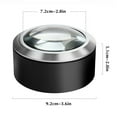 thumbnail image 3 of Nilvkv Magnifier Glass Five Times Cylinder Three Led Lights Optical White Glass Lenses Elderly Reading with 2 Cr2016 Model Batteries, 3 of 6
