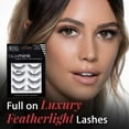 thumbnail image 2 of Ardell Faux Mink Lashes False Eyelashes 817 - Natural Look, Dramatic Volume, Comfortable Wear Strip Lashes, 4 Pairs X 2 Pack - Pack Of 1, 2 of 3